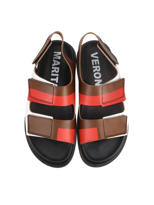  MARITAN VERONA | 660448 BAJOMARRONE-ROSSO-BIANCO